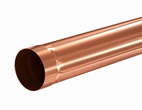 Труба водосточная AQUASYSTEM медь, D 125/90 мм длина 1 м