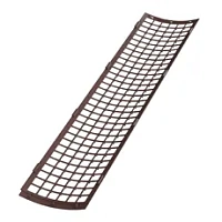 ТН ПВХ решетка желоба защитная (0,6 пог.м.), Коричневый RAL 8017