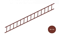 Модульная лестница ORIMA 2,7 м кирпично-красный
