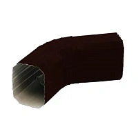 Колено трубы гофрированное Vortex 127/102 мм RR 32- т.коричневый
