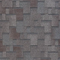 Гибкая черепица однослойная Tegola Nobil Tile АКЦЕНТ Серо-коричневый